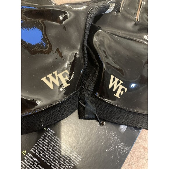 Nike Vapor Knit Wake Forest Demon Deacons Football Gloves Black Size 2XL New - Picture 4 of 6